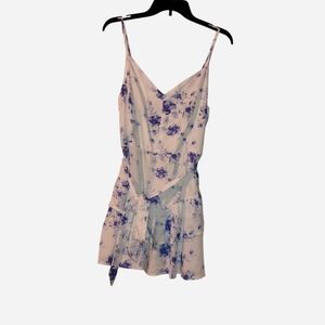 Vine and Valley Blue Floral Tiered Sundress - Size XL